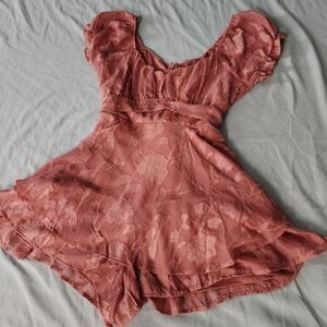 Floral Romper in Pink